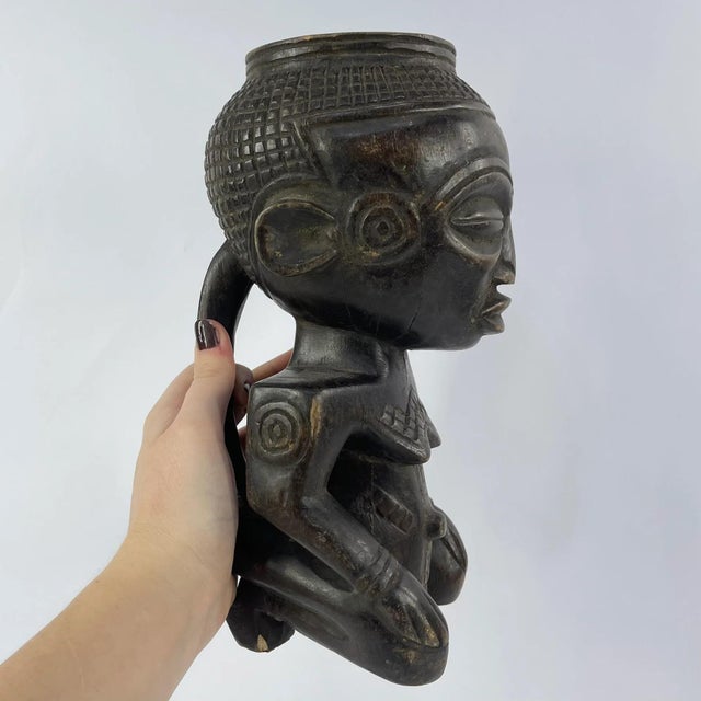 Early 20th Century Kuba Figural Cup For Sale - Image 9 of 9