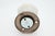 Early 20th Century Antique Milk Glass Nickeled Brass Dummy Door Knob For Sale - Image 5 of 5