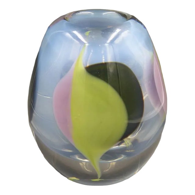 Mouth Blown Vase by Jindra Beránek, 1970s For Sale