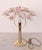 Murano Table Light Pink Flowers, 1980s For Sale - Image 10 of 12
