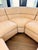 Leathercraft Vintage Leathercraft Sculptural Curved Leather Sectional With Dual Ottomans – Luxury Conversation Sofa For Sale - Image 4 of 18