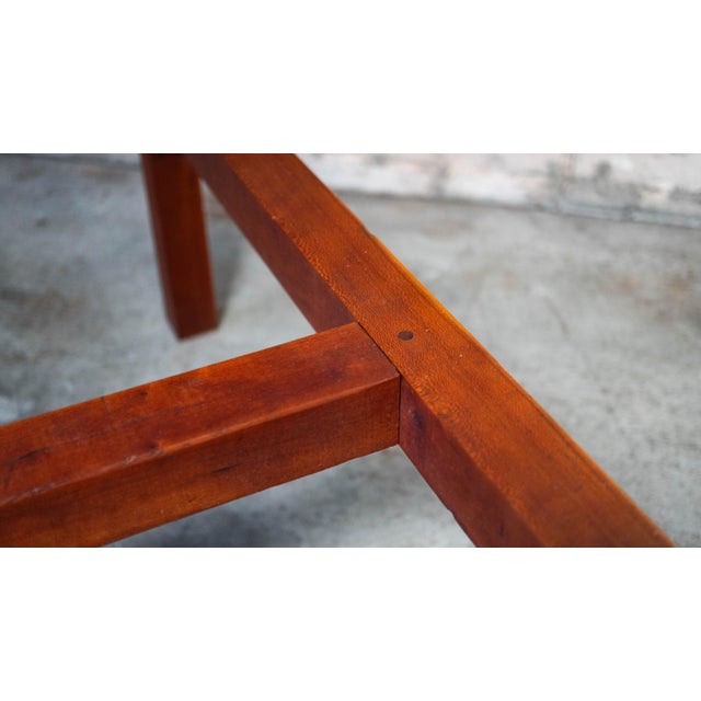 1990s Vintage Thos Moser Attr. Cherry Wood Standing Drafting Desk For Sale - Image 11 of 15