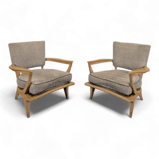 Armchairs by Etienne Henri Martin, Set of 2 For Sale