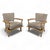 Armchairs by Etienne Henri Martin, Set of 2 For Sale