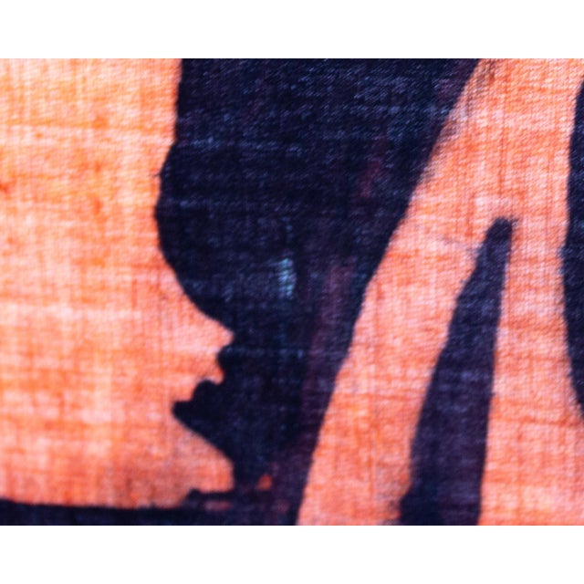 Signed Abstract Wax Painting Batik by Harry Hilson For Sale - Image 9 of 9