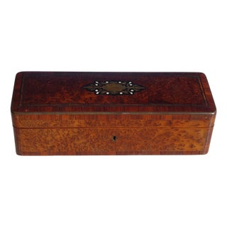 Cedar Wood Pen Case, 1800s For Sale