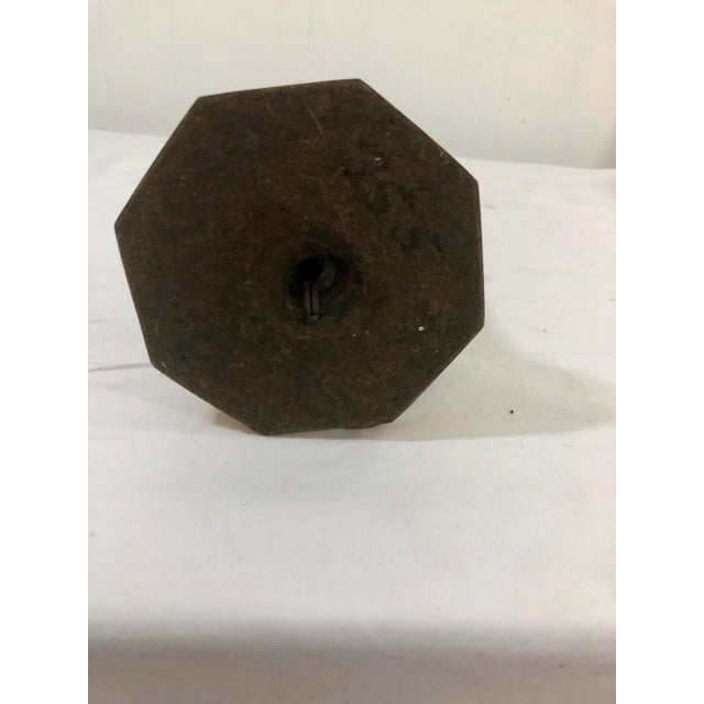 Charles X Painted Tole Lamp For Sale - Image 6 of 7