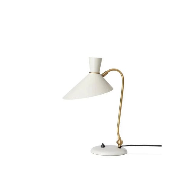 Bloom warm white table lamp by warm nordic dimensions: d20 x w29 x h42 cm material: lacquered steel, brass weight: 2 kg a...