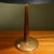 Black Italian Black and Brass Table Lamp with Adjustable Shade For Sale - Image 8 of 9