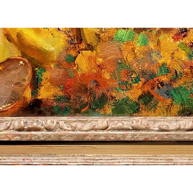 Brown Joseph Tomanek-19th Century Elegant Women Having an Outdoor Party-Oil Painting For Sale - Image 8 of 12