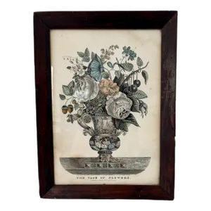 Lovely James Baillie Hand-Colored Lithograph Dated 1848