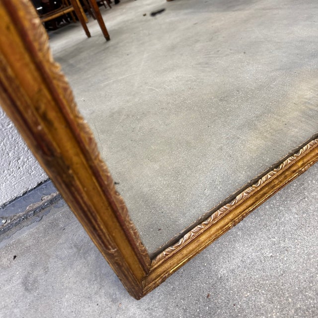 Antique Mirror with Gilt Frame from Maison Lebrun, 1890s For Sale - Image 15 of 18
