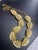 Mid-Century Modern 1950s Articulated Leaf Shape Choker Necklace Marked, BSK For Sale - Image 3 of 6