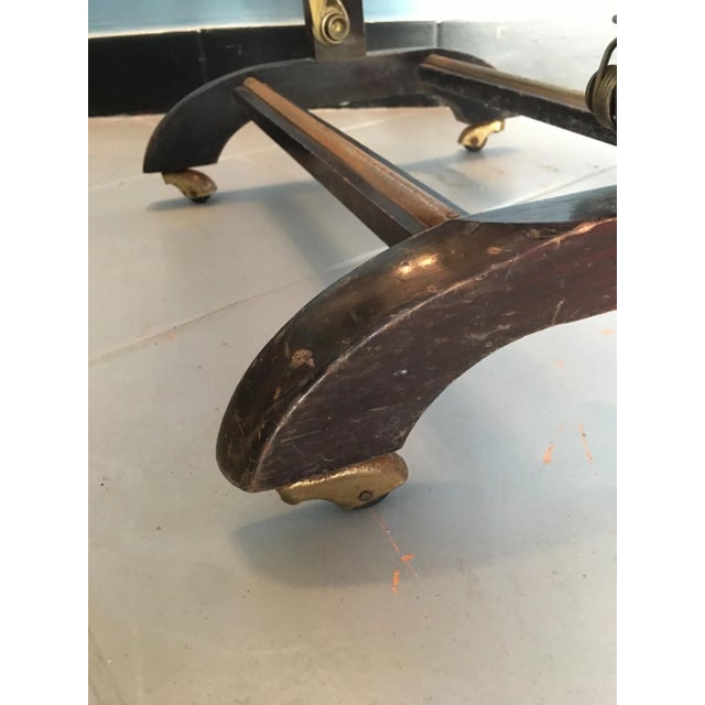 Vintage Walnut and Brass Details Valet from Fratelli Reguitti, 1970s For Sale - Image 10 of 16