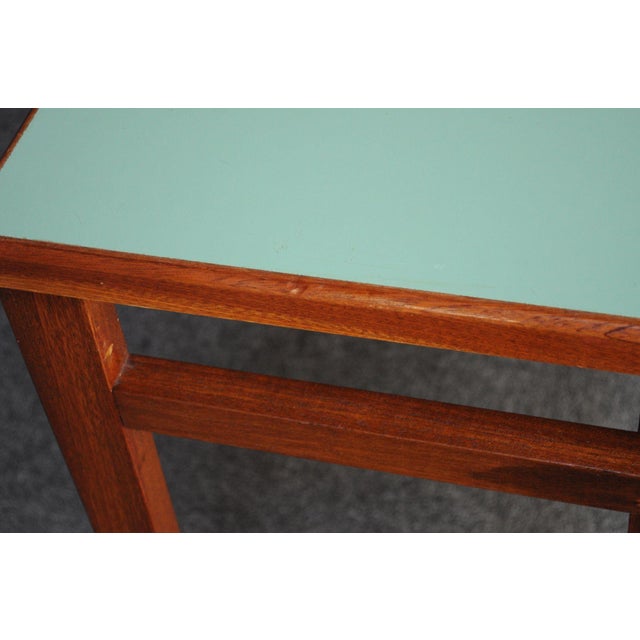 Diminutive Gio Ponti for Schirolli Stained Mahogany and Laminate Writing Table For Sale - Image 10 of 12