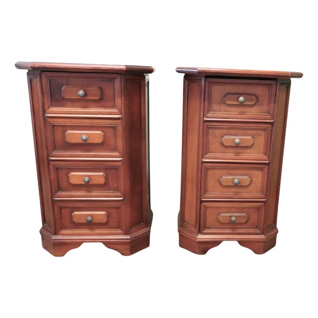 Arts and Crafts Style Nightstands, 1960, Set of 2 For Sale