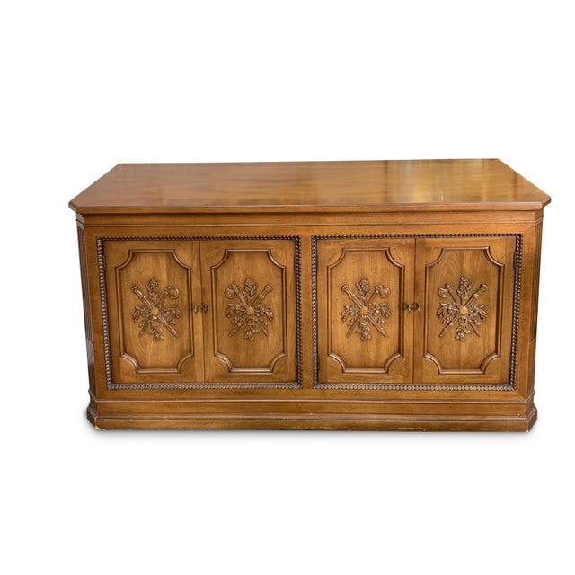 Vintage Walnut Buffet by Henredon Fine Furniture. Chairish