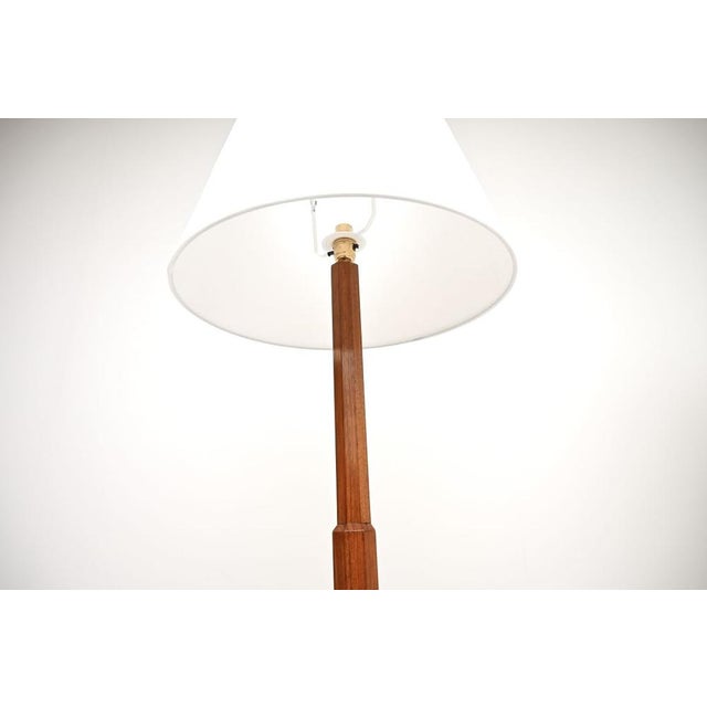 1930s Art Deco Walnut Floor Lamps, 1930, Set of 2 For Sale - Image 5 of 8