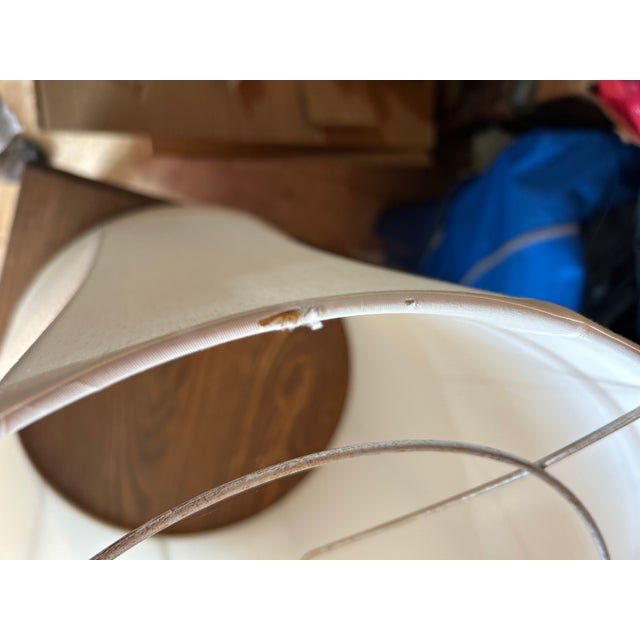 Vintage Honi Chilo Ceramic Lamps With Brass Base - a Pair For Sale - Image 12 of 14