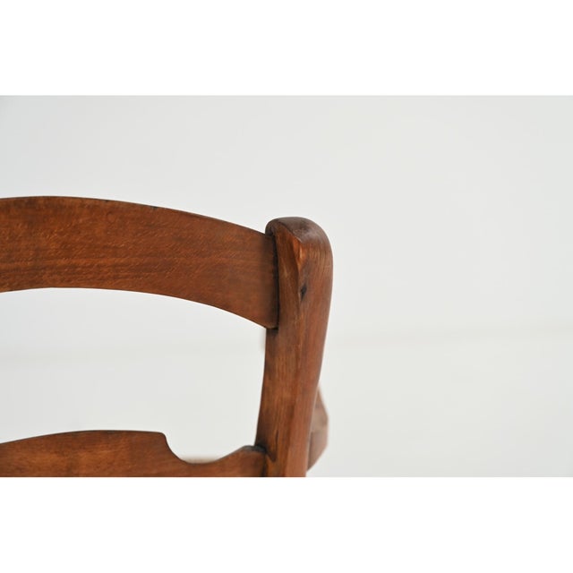 Antique French Provincial Style Rush Seat Child's Armchair For Sale - Image 10 of 11