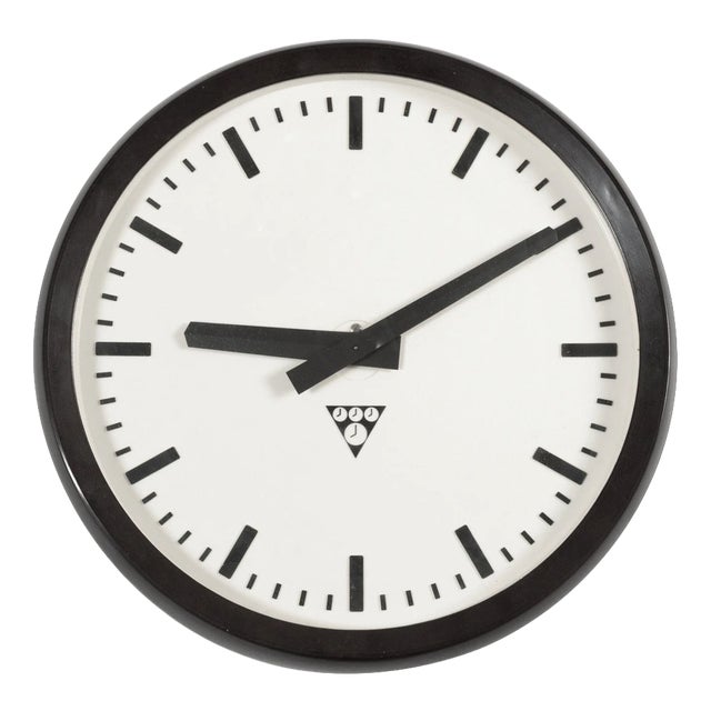 Pragotron PV 274 Clock, 1970s For Sale