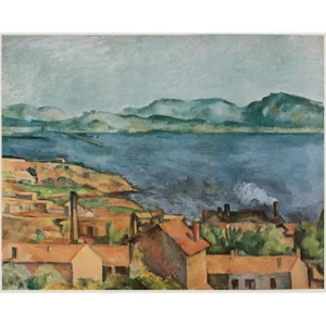 1950s After Paul Cezanne "The Bay From L'Estaque", First Edition Photogravure