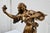 1950s Vintage Metal Pair of Art Nouveau Woman Figures in a Bronze Finish For Sale - Image 5 of 13