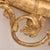 Glass Large Antique Round Gilt Wall Mirror with Flowers and Scrolls, 19th Century For Sale - Image 7 of 11
