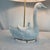 Vintage 1960's Plaster Carousel Goose Lamps For Sale - Image 4 of 14