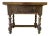 Early 20th Century Spanish Walnut Side Table For Sale