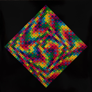 Victor Vasarely, MAJUS, Etching