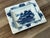 Nantucket Sailing Ship Ashtray Blue and White Ships and Birds Porcelain