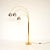 Vintage Italian Brass and Chrome Arc Floor Lamp, 1970s For Sale - Image 9 of 9