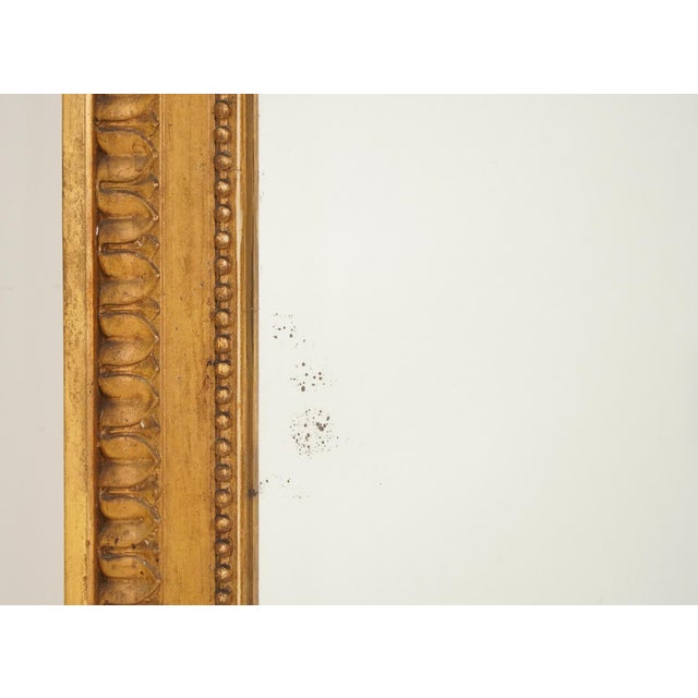 Antique European Louis XVI Arched Ribbon Wall Mirror For Sale - Image 6 of 9