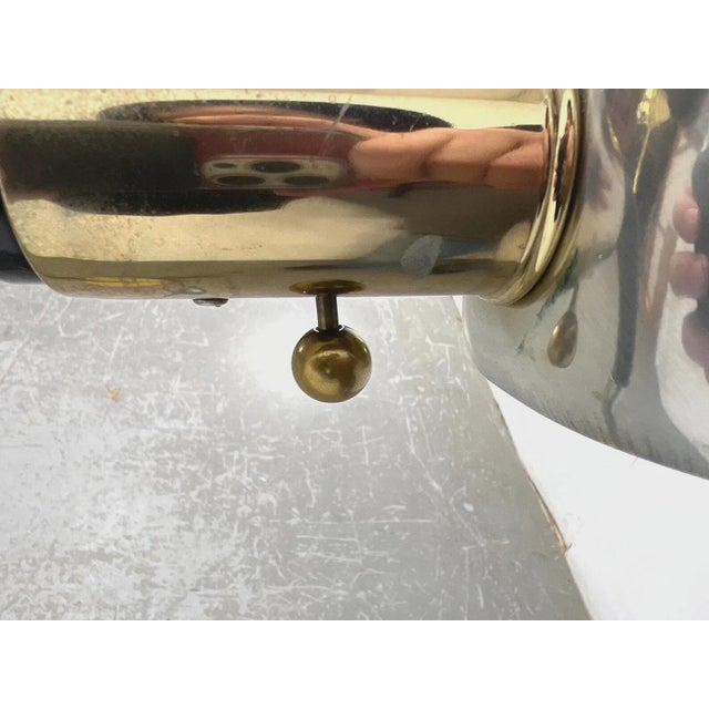 Vintage Chrome Adjustable Floor Lamp, Mid Century Modern Office Lighting For Sale In Philadelphia - Image 6 of 7