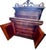 Amazing Victorian Server/Sideboard/Chiffonier/Buffet with a mahogany and rosewood finish. Features a top shelf, one large...