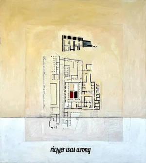 "Richter" Contemporary Original Oil Painting on Canvas by Anthony Finta