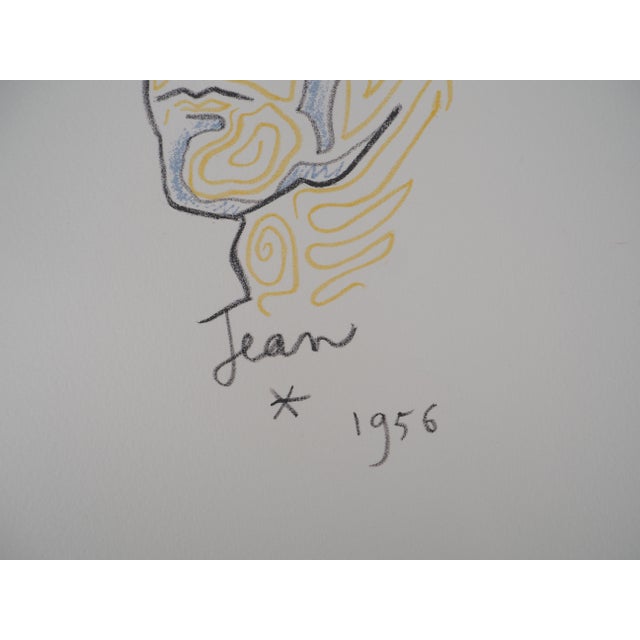 Jean Cocteau, Crucifixion, Mary Magdalene and Jean Evangelist, Lithograph For Sale - Image 5 of 7