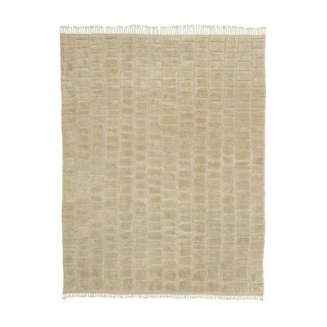 Large Hand-Knotted Wool Premium Rug by Azele Studio For Sale - Image 11 of 11