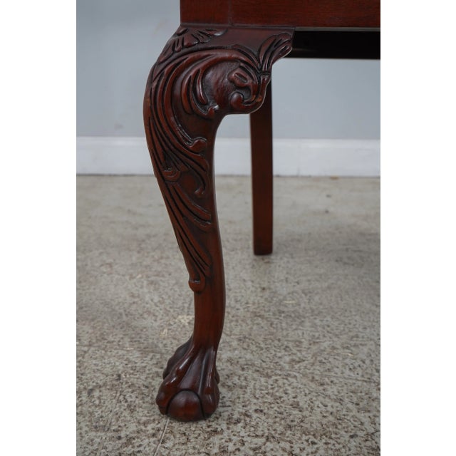 Set of 6 Ethan Allen Attributed Mahogany Dining Room Chairs For Sale - Image 10 of 13