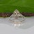 Tsavorite Garnet Ring With Natural Diamond Accents: Solid 14k Gold, Size 6.75 For Sale - Image 9 of 9