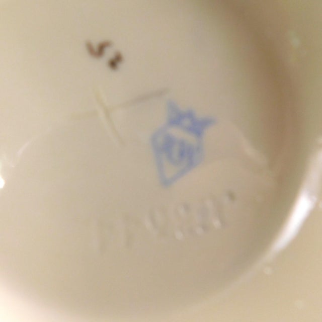 1940s Royal Rudolstat Vase or Jug With Reticulated Trim For Sale - Image 10 of 10