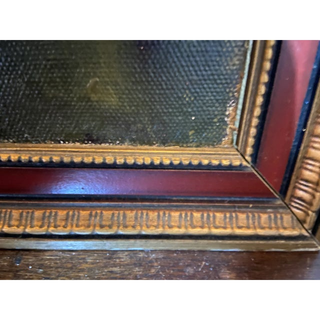 Late 19th Century "Out Riding" Realist Portrait Oil Painting by Frederic Whiting, Framed For Sale - Image 12 of 13