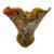 Large Murano-Style Multi-Colored Art Glass Vase With Aventurine, 1960s For Sale
