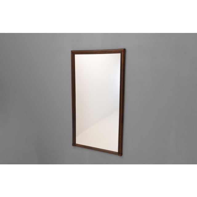 Oak framed pier mirror ( with replaced glass ). Circa 1900.