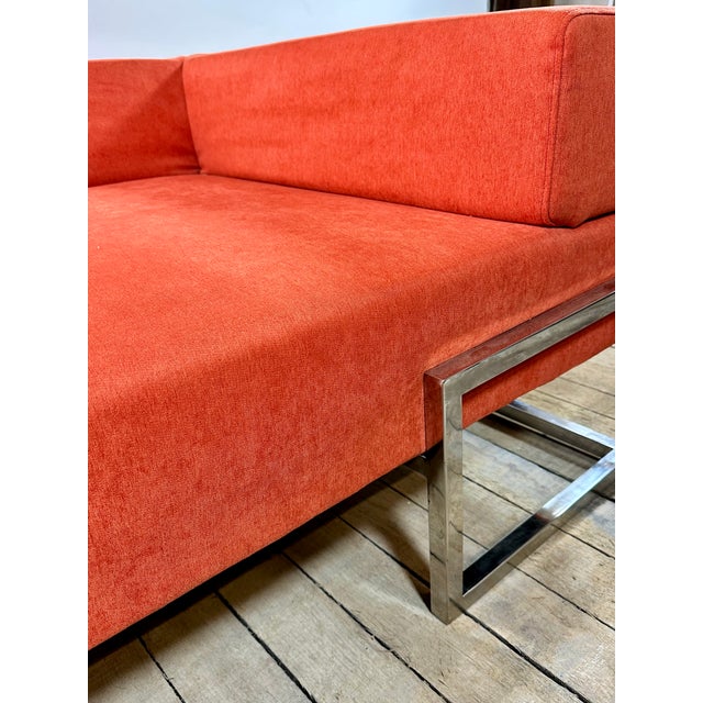 Metal Orizzonte Daybed attributed to Luca Scacchetti, Italy, 1980s For Sale - Image 7 of 15