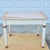 Wood Gustavian Swedish Farmhouse Style Antique Pine Dining Table Desk W/ Reeded Dummy Drawer For Sale - Image 7 of 10