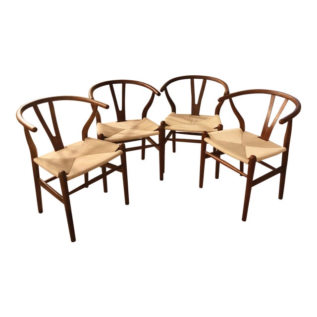 Wishbone Chairs - Set of 4 For Sale