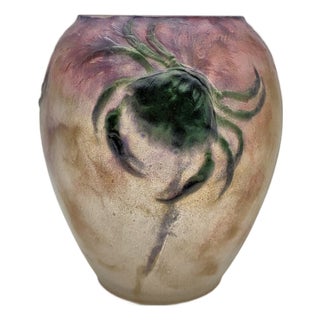 Art Deco Vase with Crabs and Seaweed by Gabriel Argy-Rousseau, 1920 For Sale
