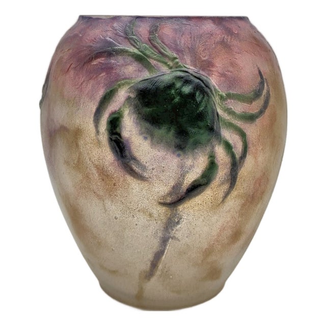 Art Deco Vase with Crabs and Seaweed by Gabriel Argy-Rousseau, 1920 For Sale